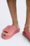 Technical quilted sandals