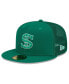 Фото #2 товара Горная шапка New Era мужская зеленая Chicago White Sox 2022 St. Patrick's Day On-Field 59Fifty Fitted Hat