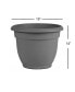 AP16908 Ariana Planter with Self-Watering Disk, Charcoal - 16 inches