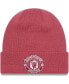 Фото #1 товара Men's Pink Manchester United Seasonal Cuffed Knit Hat