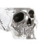 Decorative Figure DKD Home Decor Golden Silver Skull 16,5 x 10,5 x 11,5 cm (2 Units)