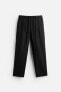 100% linen jogger waist trousers