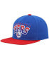 ფოტო #2 პროდუქტის Men's Royal and Red Philadelphia 76ers Hardwood Classics Gradient Wordmark Snapback Hat