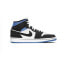 Фото #2 товара Кроссовки Nike Air Jordan 1 Mid Emerges In Black And Blue (Черно-белый)