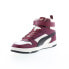 Фото #8 товара Puma RBD Game 38583920 Mens Burgundy Leather Lifestyle Sneakers Shoes