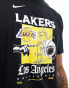 Фото #2 товара Nike Basketball NBA Unisex LA Lakers graphic t-shirt in black