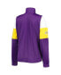 ფოტო #4 პროდუქტის Women's Purple Los Angeles Lakers Change Up Full-Zip Track Jacket