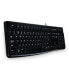 Фото #1 товара Logitech K120 Corded Keyboard - Full-size (100%) - Wired - USB - Black