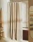 Linen shower curtain