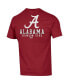 Фото #4 товара Men's Crimson Alabama Crimson Tide Team Stack 2-Hit T-shirt