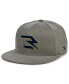 Фото #1 товара Бейсболка Nike 3BRAND by Russell Wilson мужская серо-синяя Fashion Snapback Adjustable Hat