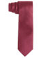 Фото #1 товара Men's Solid Texture Slim Tie, Created for Macy's