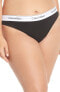 Фото #1 товара Calvin Klein 187928 Womens Modern Cotton Thong Panty Underwear Black Size 1X