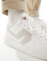 Фото #8 товара Levi's Swift leather trainer in white with cream backtab