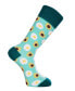 Men's Cancun Novelty Luxury Crew Socks Bundle Fun Colorful with Seamless Toe Design, Pack of 3