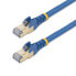Фото #8 товара 7m CAT6a Ethernet Cable - 10 Gigabit Shielded Snagless RJ45 100W PoE Patch Cord - 10GbE STP Network Cable w/Strain Relief - Blue Fluke Tested/Wiring is UL Certified/TIA - 7 m - Cat6a - S/UTP (STP) - RJ-45 - RJ-45