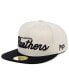 Фото #2 товара Men's Cream Philadelphia Panthers Black Fives Snapback Adjustable Hat
