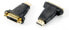 Фото #1 товара Адаптер HDMI к DVI-D Dual Link Equip - DVI (24+1) - HDMI A - черный