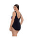 Фото #5 товара Women's Twist Pull Sash Tank One-Piece Swimsuit