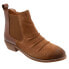 Softwalk Rockford S2058-203 Womens Brown Wide Suede Ankle & Booties Boots