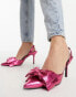 Фото #1 товара RAID Exclusive Martini pointed heeled shoe with bow in metallic pink