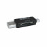 Фото #5 товара Кардридер approx! FLTLFL0083 APPC33 Micro SD/SD/MMC Micro USB 480 Mbps 32 GB Чёрный