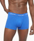 ფოტო #2 პროდუქტის Men's 3-Pack Cotton Stretch Low-Rise Trunk Underwear