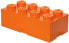 Фото #1 товара LEGO Room Copenhagen Storage Brick 8 pojemnik pomarańczowy (RC40041760)