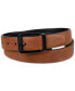 Men's Reversible Faux-Leather Stretch Dress Belt