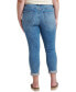 Фото #2 товара Plus Size Carter Mid Rise Girlfriend Jeans