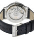 Men's Guggenheim Blue Leather Watch 40mm