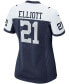 ფოტო #3 პროდუქტის Women's Ezekiel Elliott Navy Dallas Cowboys Alternate Game Team Jersey