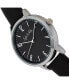 Фото #2 товара Women Vancouver Leather Watch - Black, 36mm