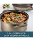 Фото #3 товара Advanced Home Hard-Anodized Nonstick Two Step Meal Set, 5-Qt. Dutch oven and and 10" Everything Pan