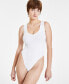 ფოტო #3 პროდუქტის Women's Ribbed Seamless Sleeveless Bodysuit, Created for Macy's