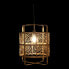 Фото #5 товара Потолочный светильник DKD Home Decor Чёрный Натуральный Бамбук Пластик 50 W 220 V 37 x 37 x 46 cm