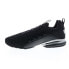 Фото #10 товара Puma Axelion LS 19438411 Mens Black Canvas Lace Up Athletic Running Shoes