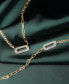 ფოტო #4 პროდუქტის Diamond Two-Chain Link 18" Pendant Necklace (3/4 ct. t.w.) in Gold Vermeil, Created for Macy's