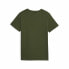 Child's Short Sleeve T-Shirt Puma Ess+ 2 Col Logo Dark green