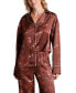 Фото #4 товара Women's Lingerie Carmella Satin 2 Piece Pajama Set