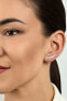 Фото #3 товара Long gold-plated earrings with zircons EA468Y