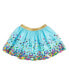 ფოტო #1 პროდუქტის Little and Big Girls Aqua Confetti Tutu Skirt