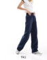 Фото #1 товара Vero Moda Tall wide leg pull on trousers with elasticated waist in navy