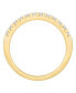 ფოტო #3 პროდუქტის Certified Diamond Pave Band (1/2 ct. t.w.) in 14K White Gold or Yellow Gold