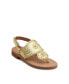 ფოტო #1 პროდუქტის Toddler Girls Jacks Lace Detail Flat Sandals