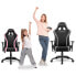 Фото #4 товара Компьютерное кресло Sharkoon Skiller SGS2 Jr. - универсальное геймерское кресло, до 65 кг, с мягким сиденьем и мягкой спинкой, универсальное, до 160 см