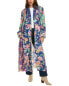 Фото #3 товара Johnny Was Waterloo Wheel Tove Silk Kimono Women's M