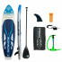 Фото #1 товара Надувная доска для серфинга с веслом и аксессуарами Kohala Sunshine Белый (305 x 81 x 12 cm)