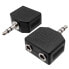 Фото #1 товара EUROCONNEX 1102E Estereo M/F Jack splitter 3.5 mm