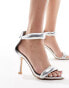 Фото #2 товара Public Desire Take Over puff strap sandal in silver